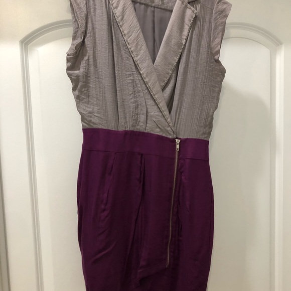 Unique Grey and Purple Boutique Dress - Picture 3 of 13